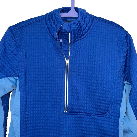 Nike Sphere Thermal Women's Size Medium Running Jacket Blue Quarter Zip - Picture 3 of 10